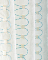 Lee Jofa ALSTON SHEER AQUA Drapery Fabric