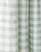 Lee Jofa EMERY CHECK AQUA Drapery Fabric