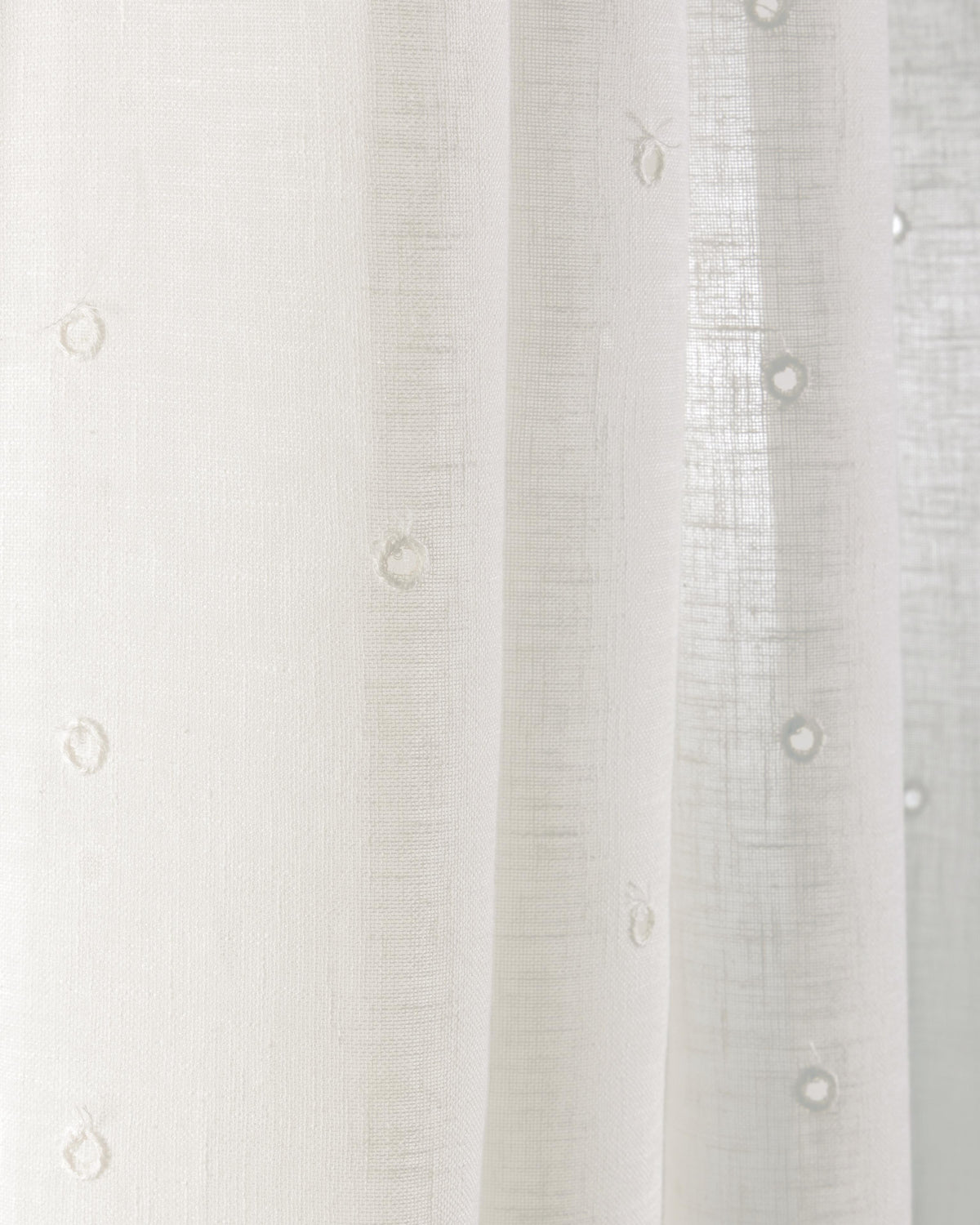 Lee Jofa EYELET SHEER WHITE Drapery Fabric
