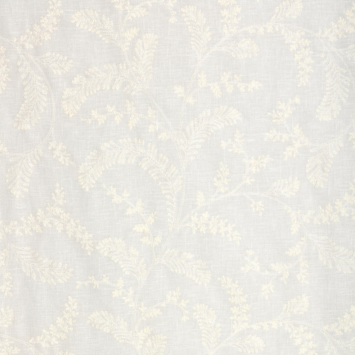 Lee Jofa EVERLY EMB IVORY Drapery Fabric