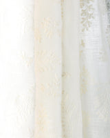 Lee Jofa EVERLY EMB IVORY Drapery Fabric