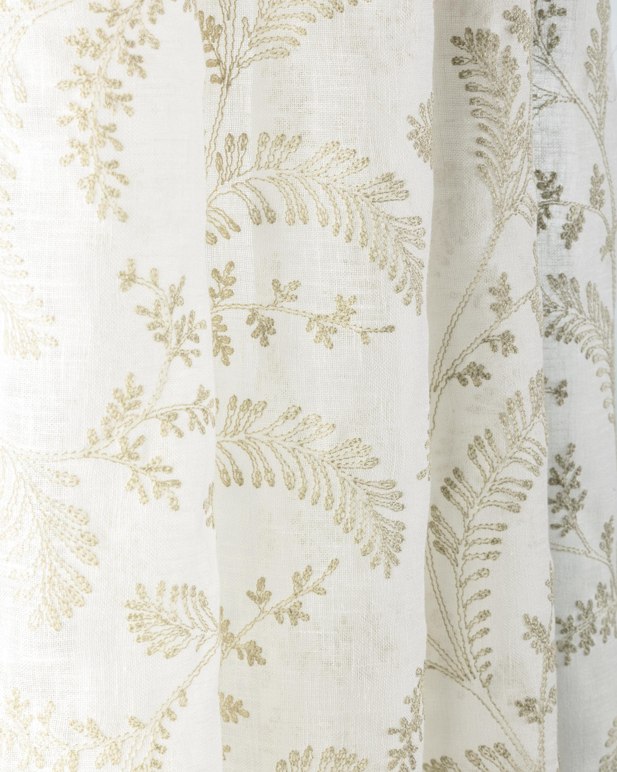 Lee Jofa EVERLY EMB SAGE Drapery Fabric
