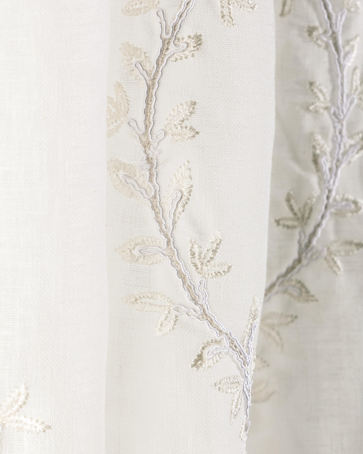 Lee Jofa IRENA EMB IVORY Drapery Fabric