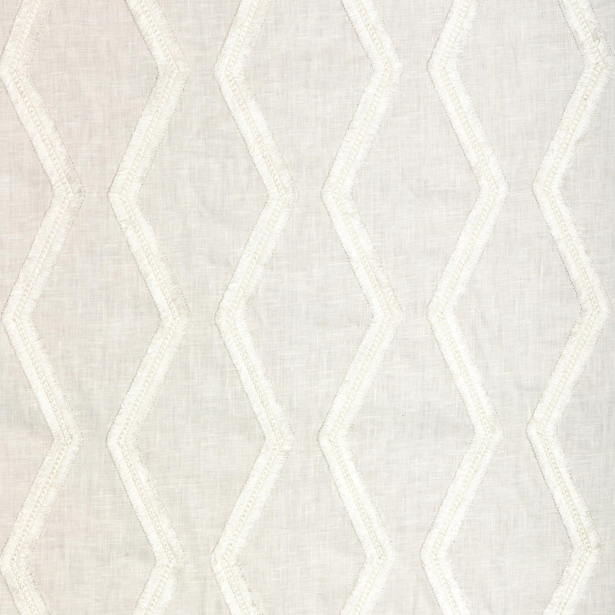 Lee Jofa HAYLIE EMB WHITE Drapery Fabric