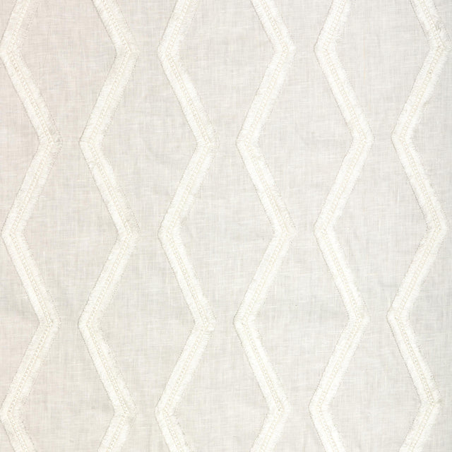 Lee Jofa HAYLIE EMB WHITE Drapery Fabric