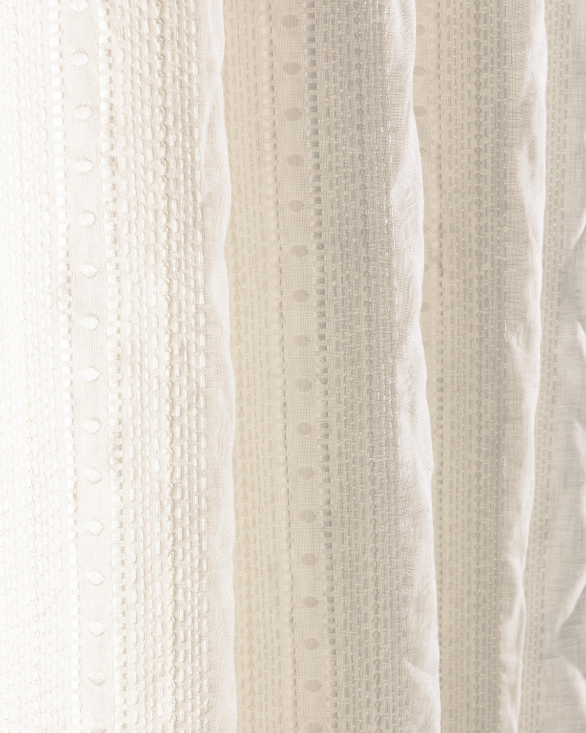 Lee Jofa LINA EMB WHITE Drapery Fabric