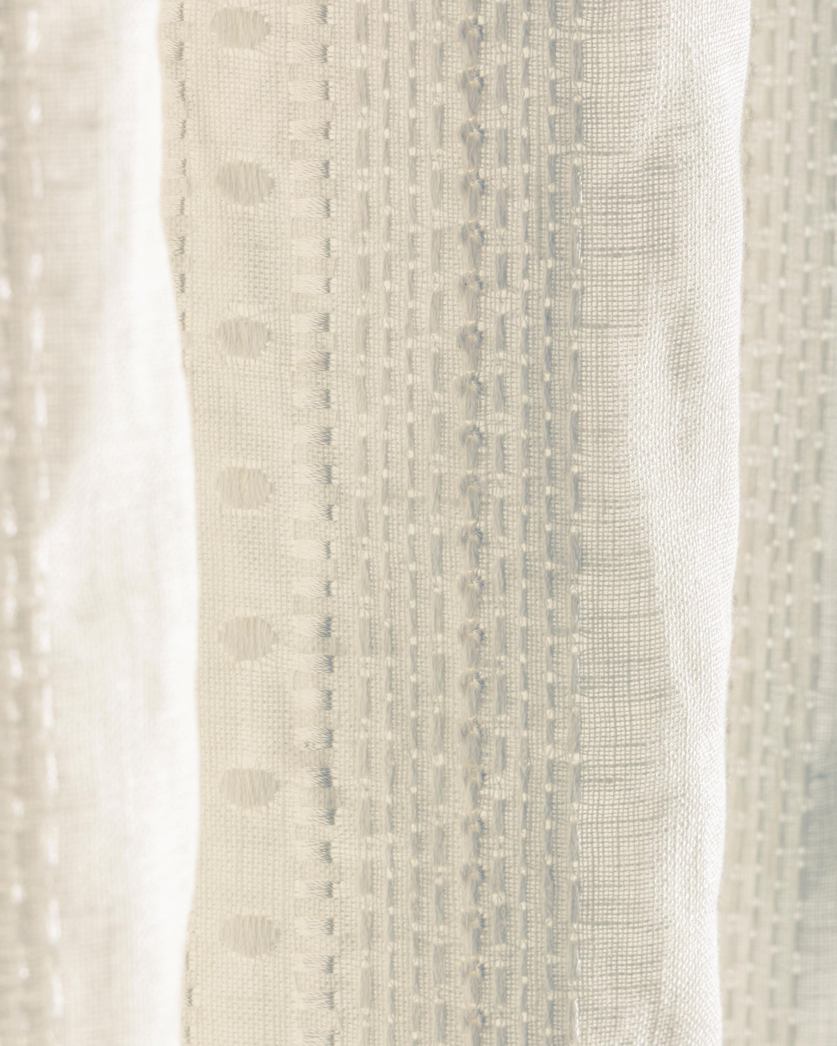 Lee Jofa LINA EMB WHITE Drapery Fabric