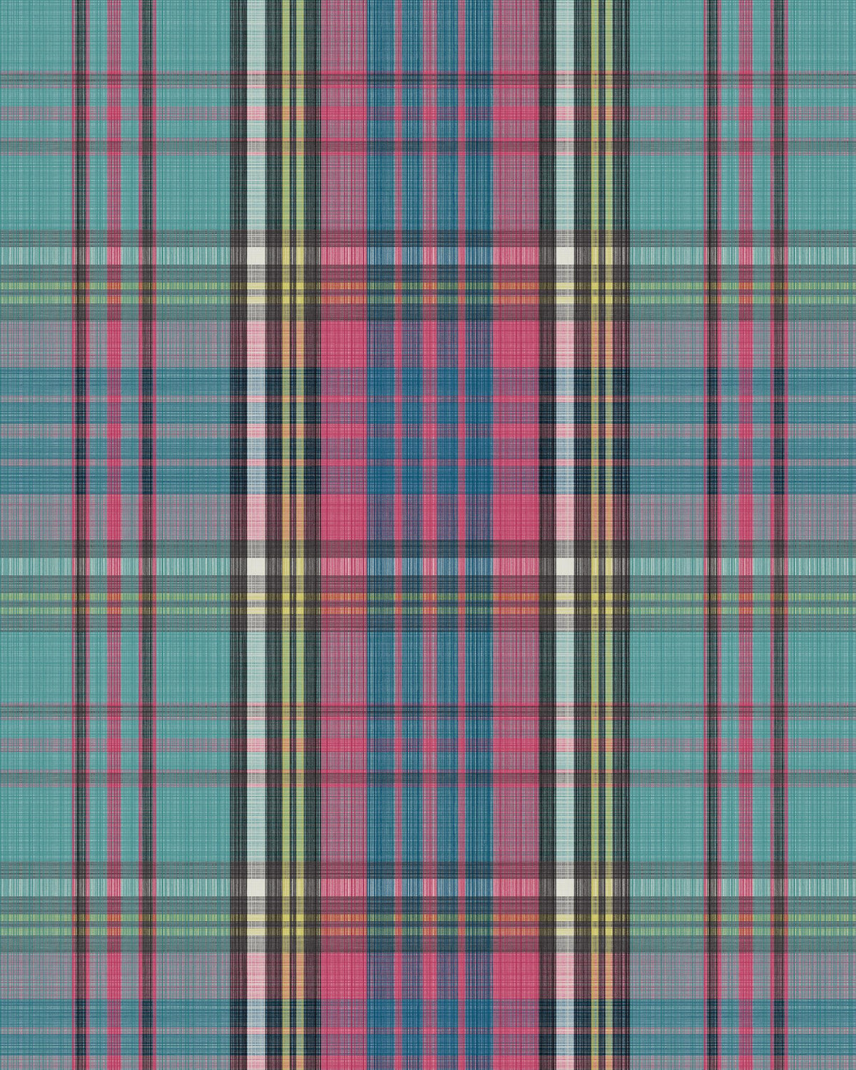Cole & Son MACANDREAS TARTAN CYAN Wallpaper