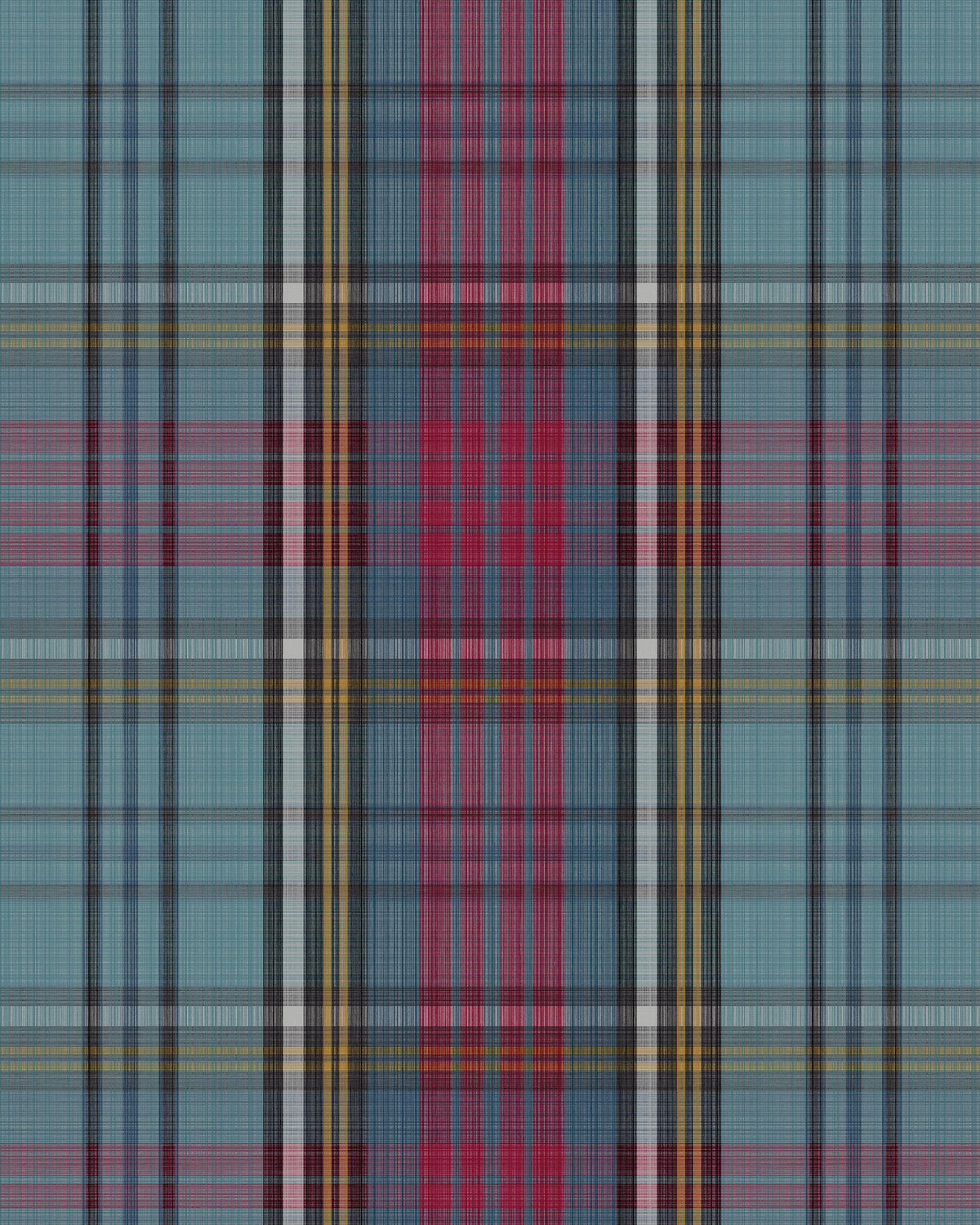 Cole & Son MACANDREAS TARTAN PETROL Wallpaper