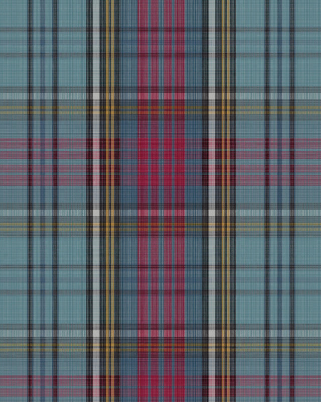 Cole & Son MACANDREAS TARTAN PETROL Wallpaper