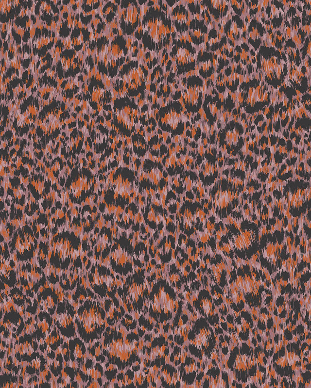 Cole & Son HAND-PAINTED LEOPARD ROSE Wallpaper