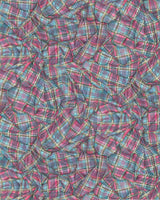 Cole & Son DRAPED TARTAN MAGENTA Wallpaper