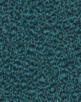 Cole & Son HAND-PAINTED LEOPARD TEAL Wallpaper