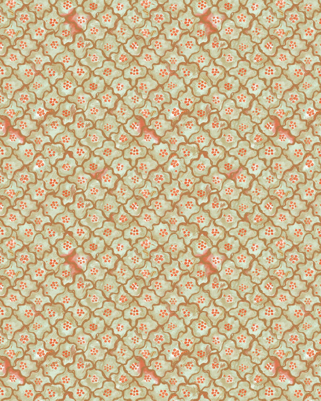 Cole & Son VIVIENNE LOVE ANDREAS MINT Wallpaper