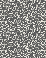 Cole & Son RAINFOREST SQUIGGLE GREY Wallpaper