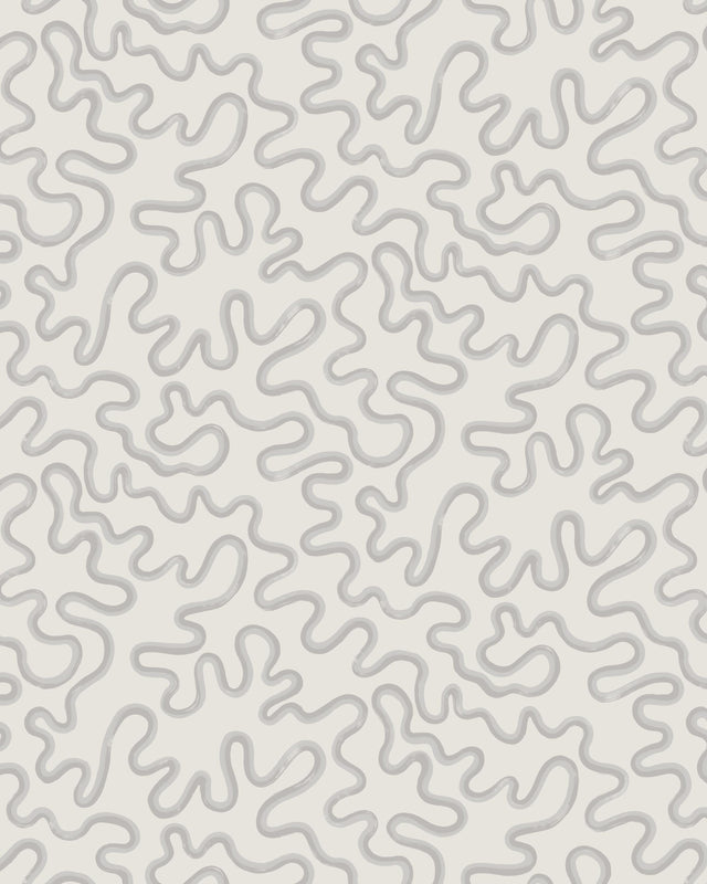 Cole & Son RAINFOREST SQUIGGLE CHALK Wallpaper