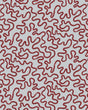 Cole & Son RAINFOREST SQUIGGLE ROUGE Wallpaper