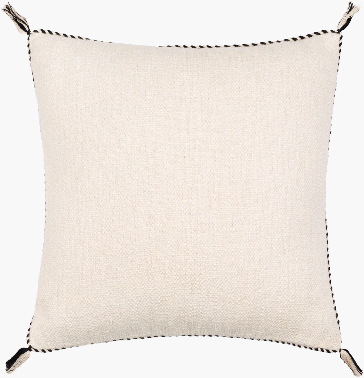 Surya Braided Bisa BBA-001 20"L x 20"W Pillow Cover
