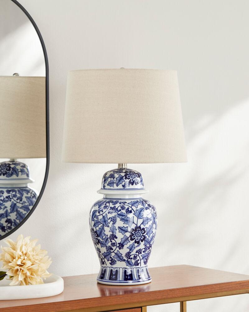 Livabliss Florezia FLZI-003 24"H x 14"W x 14"D Table Lighting