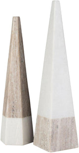 Surya Pyramid PYD-002 14"H x 4"W x 4"D Decorative Sculpture