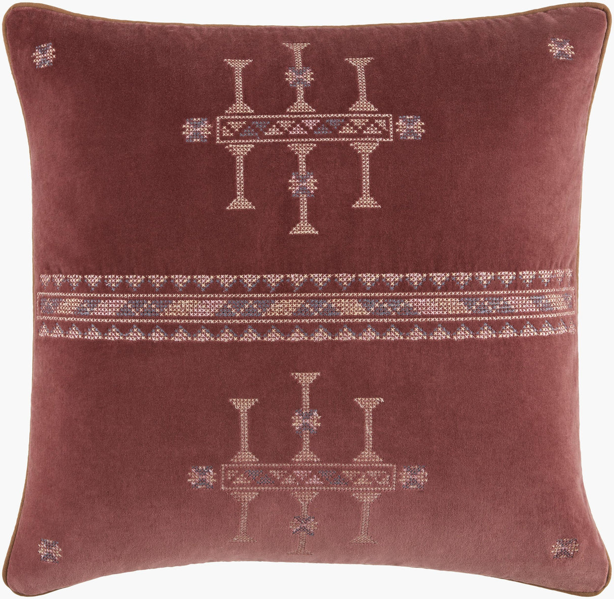 Surya Velour VLU-004 22"L x 22"W Pillow