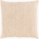 Surya Waffle WFL-006 20"L x 20"W Pillow
