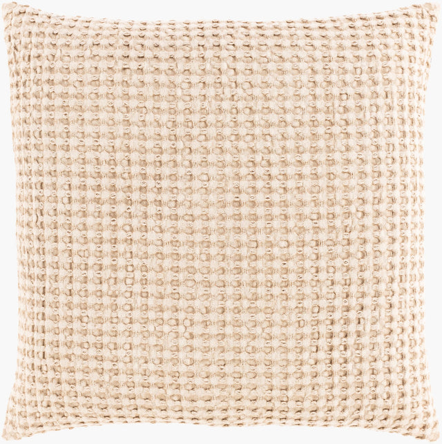 Surya Waffle WFL-006 20"L x 20"W Pillow
