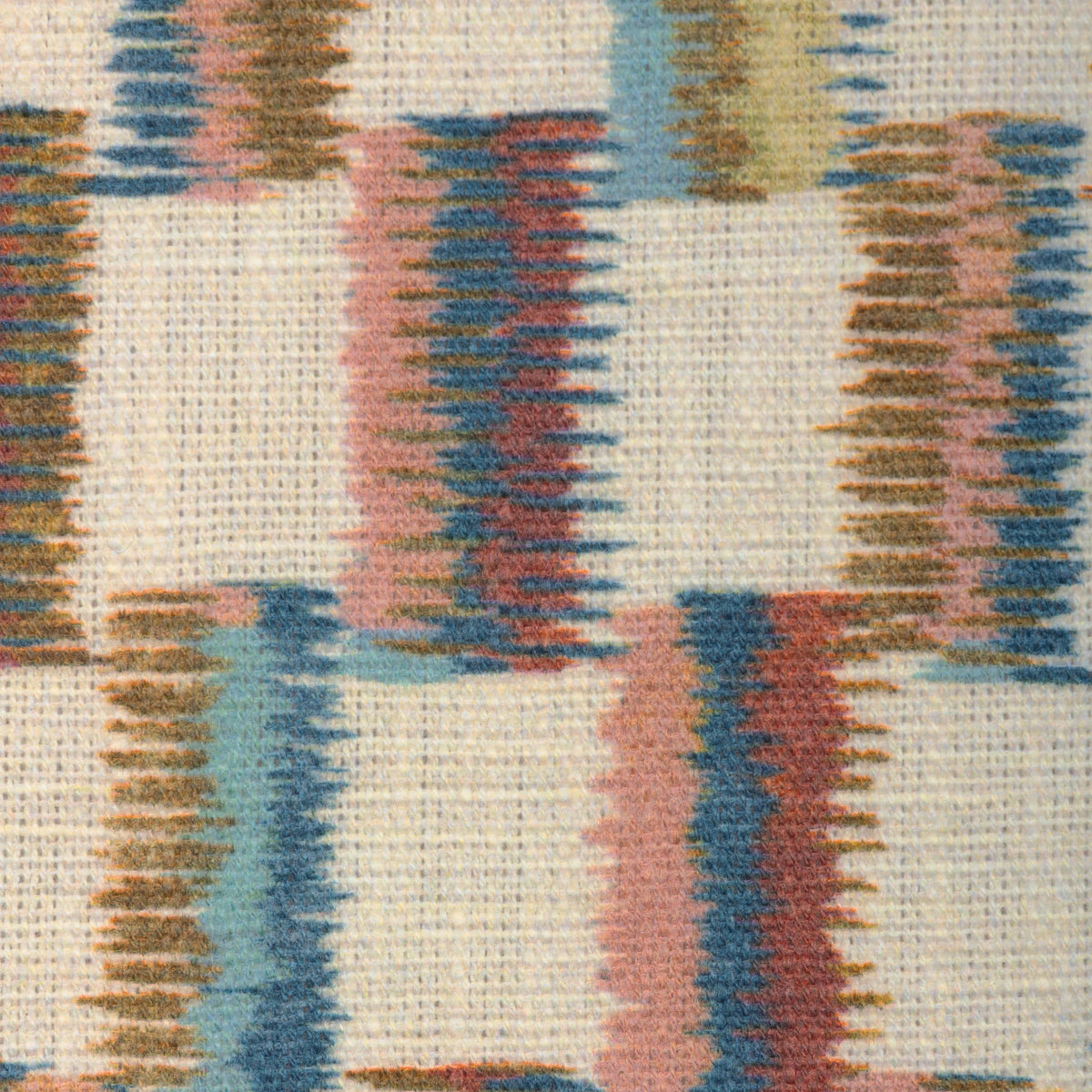 Lee Jofa BRUSHSTROKE RUST/TEAL Fabric