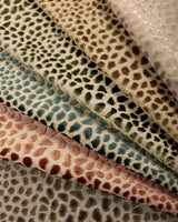 Lee Jofa CHEETAH VELVET OCHRE Upholstery Fabric