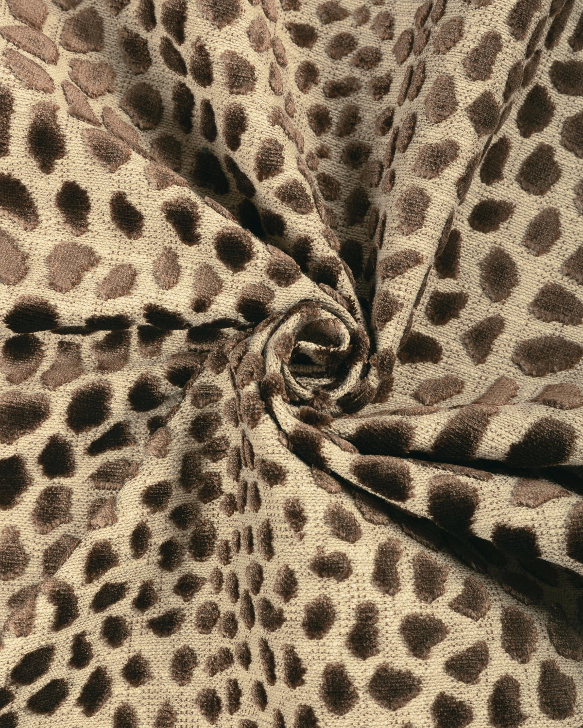 Lee Jofa CHEETAH VELVET UMBER Upholstery Fabric