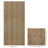 Lee Jofa CHEETAH VELVET UMBER Upholstery Fabric
