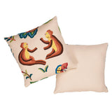 Schumacher Paradise 18" x 18" Spotswood Crewel Pillow C