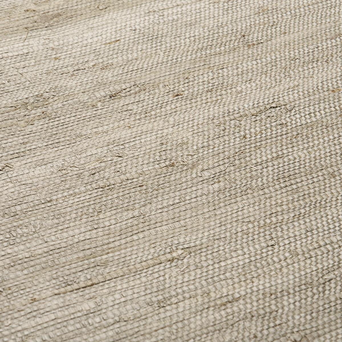 Schumacher Han Arrowroot Silver Wallpaper