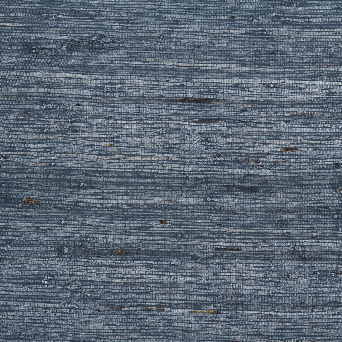 Schumacher Han Arrowroot Indigo Wallpaper