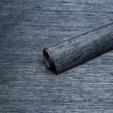 Schumacher Han Arrowroot Indigo Wallpaper