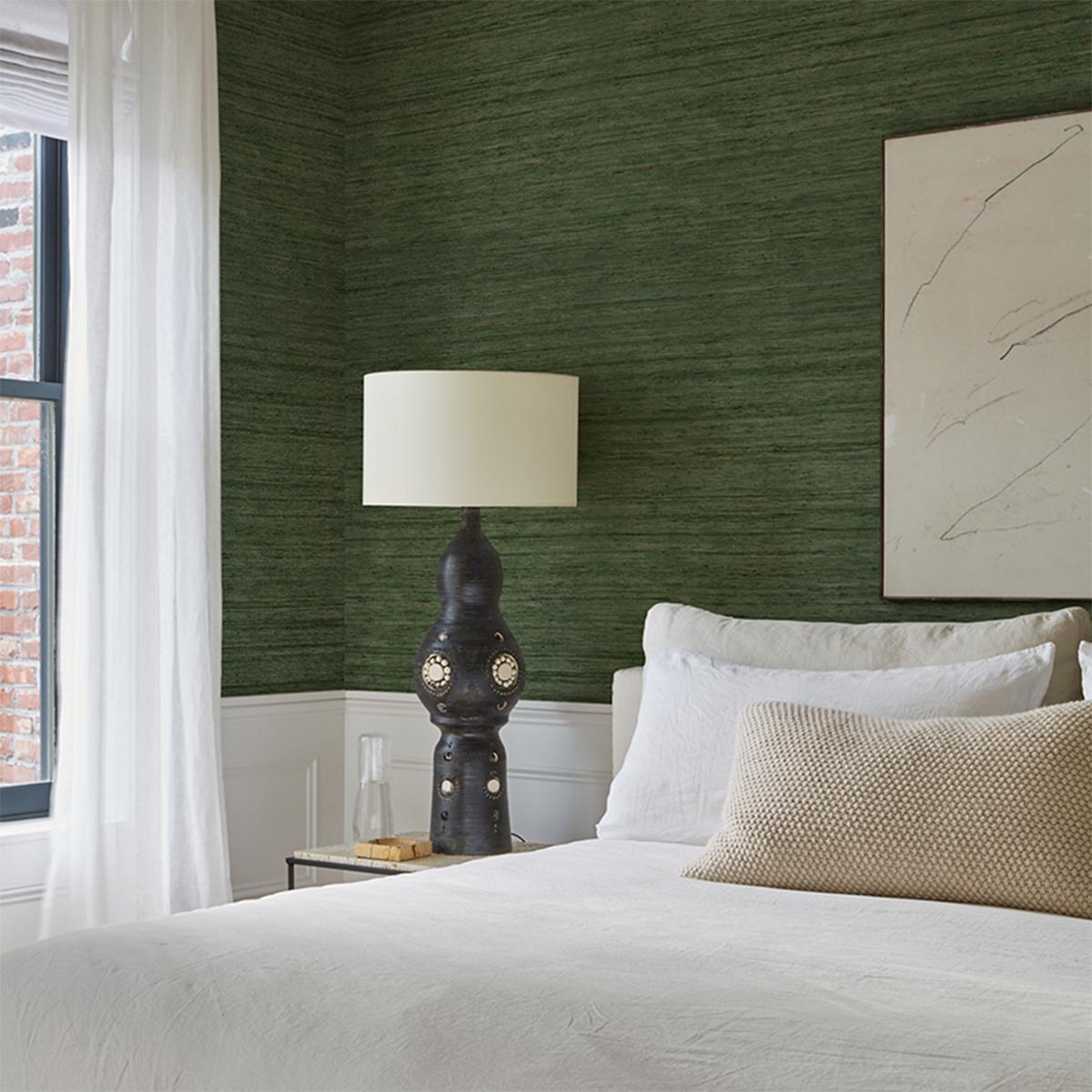 Schumacher Han Arrowroot Grass Wallpaper
