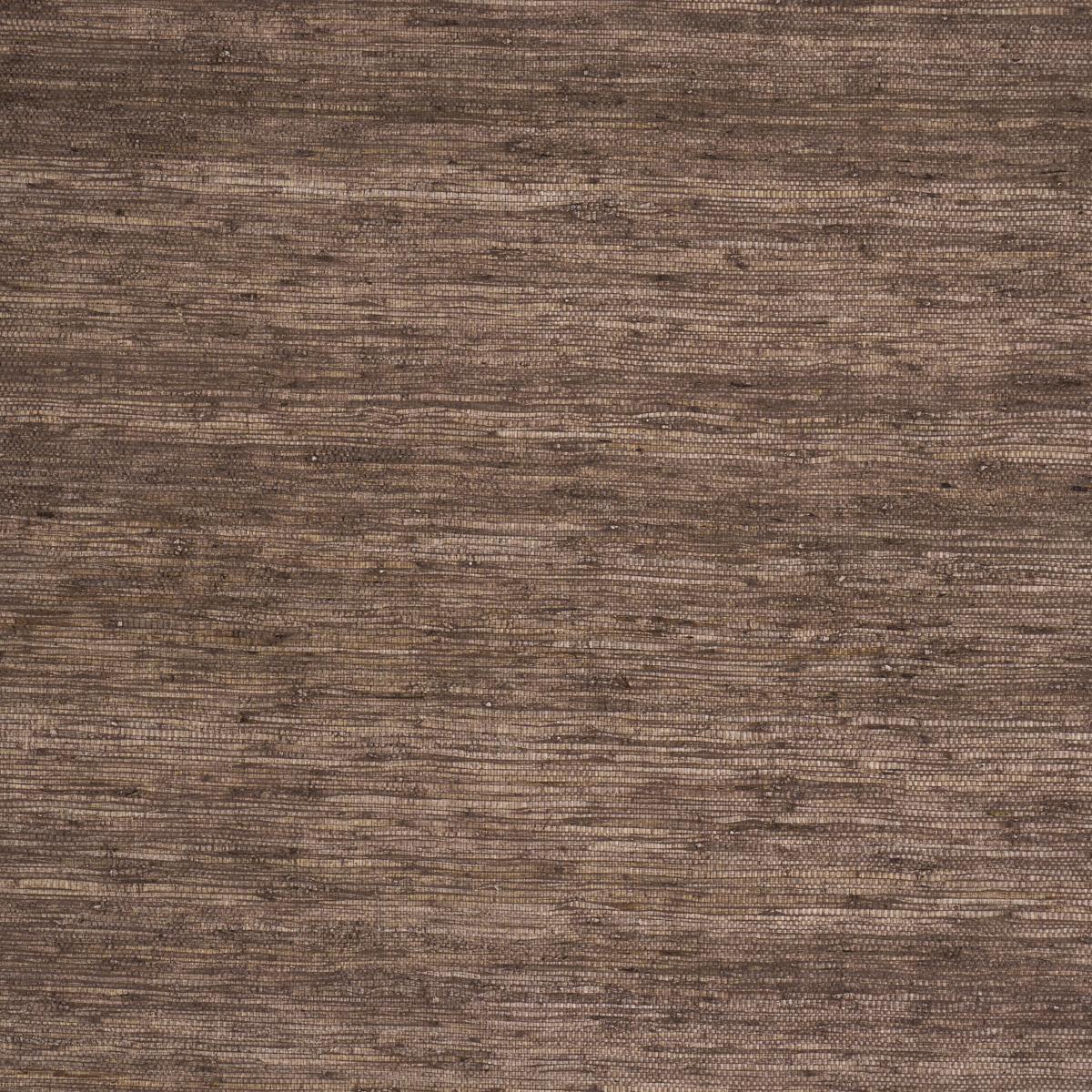 Schumacher Han Arrowroot Brown Wallpaper