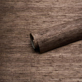Schumacher Han Arrowroot Brown Wallpaper