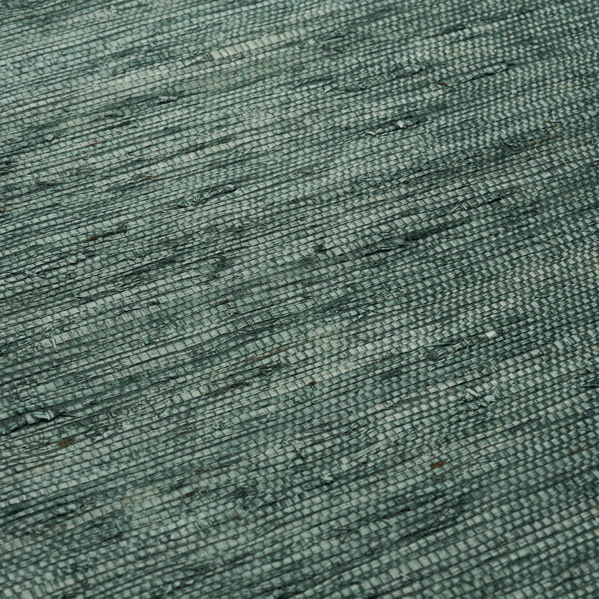 Schumacher Han Arrowroot Teal Wallpaper