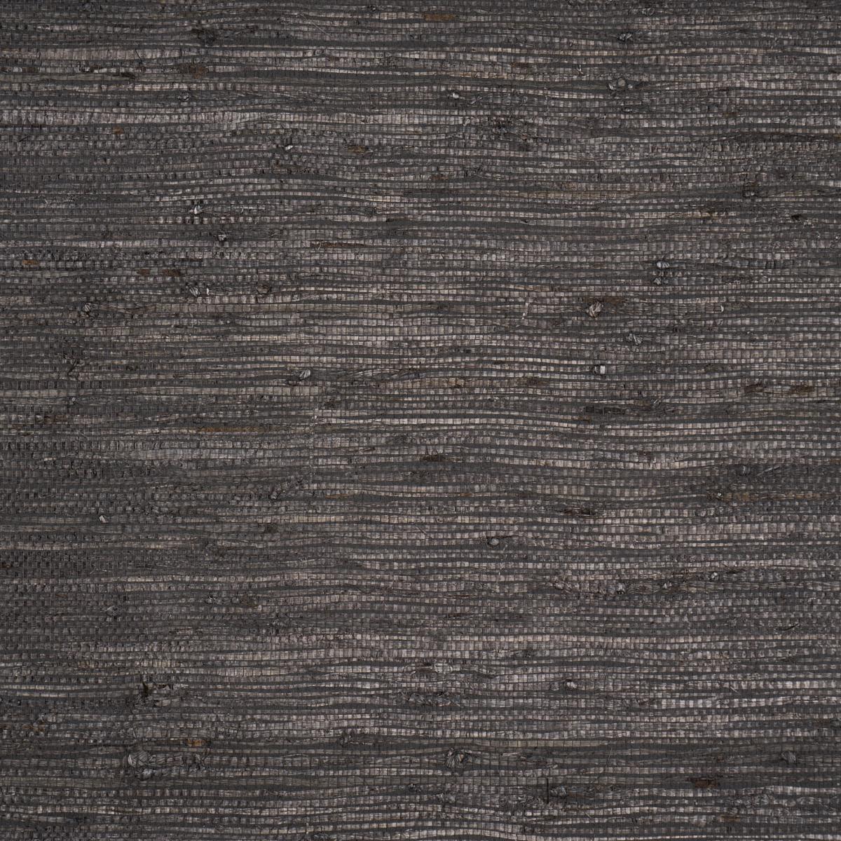 Schumacher Han Arrowroot Charcoal Wallpaper
