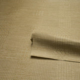 Schumacher Fuzzy Plaid Antique Gold Wallpaper