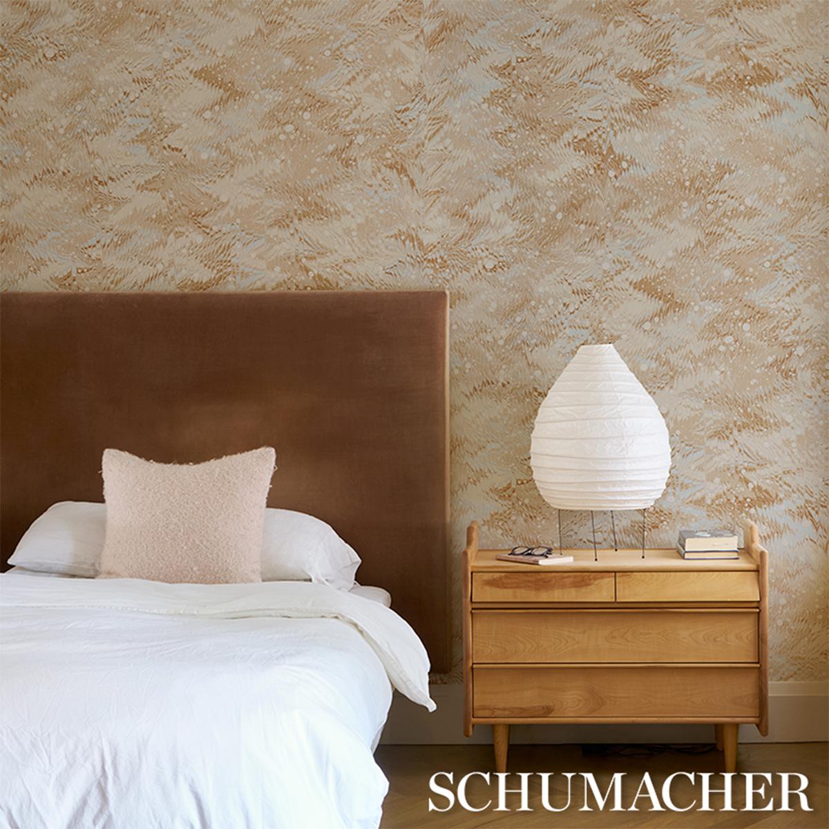 Schumacher Mesmeric Sand Wallpaper