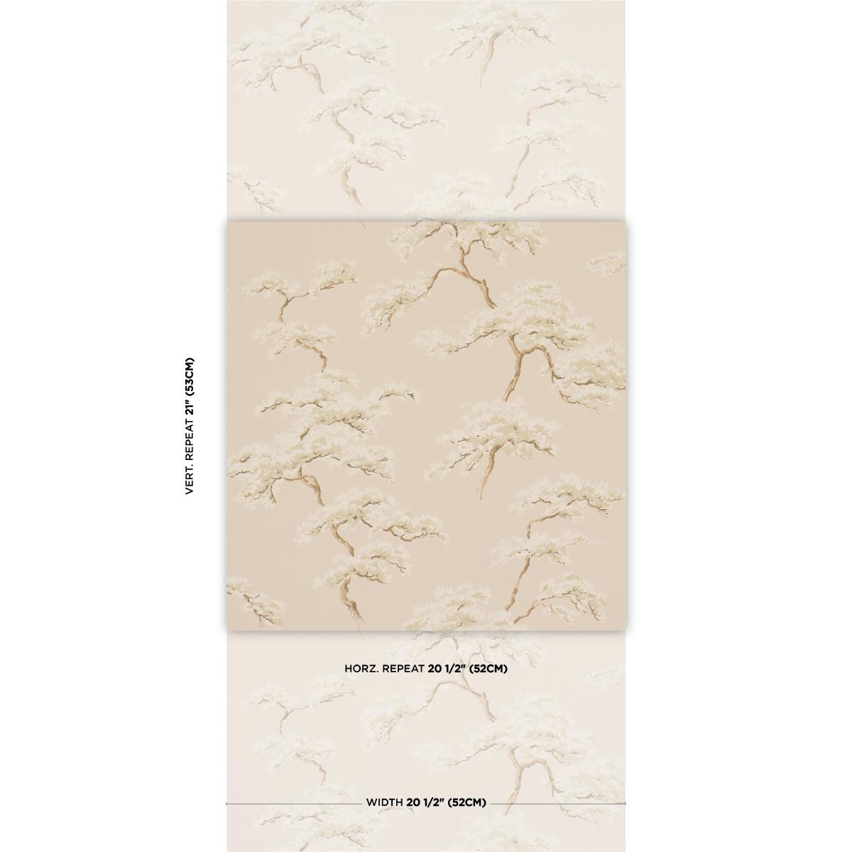 Schumacher The Way Through The Woods Linen Wallpaper