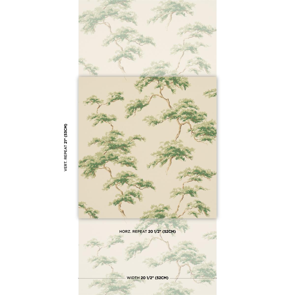 Schumacher The Way Through The Woods Moss Wallpaper