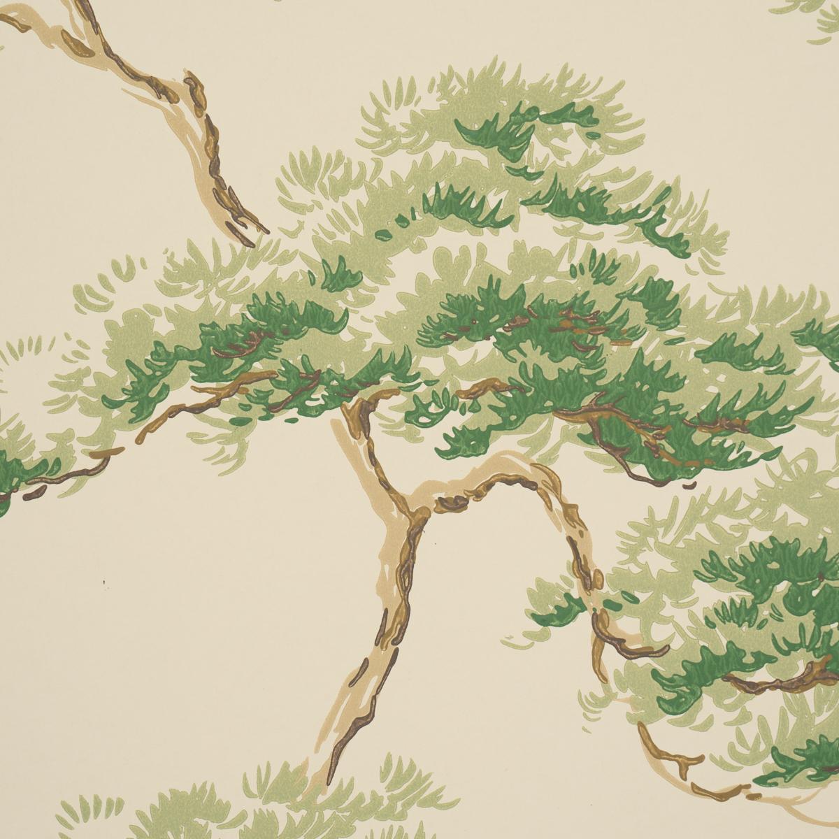 Schumacher The Way Through The Woods Moss Wallpaper
