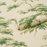Schumacher The Way Through The Woods Moss Wallpaper