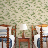 Schumacher The Way Through The Woods Moss Wallpaper