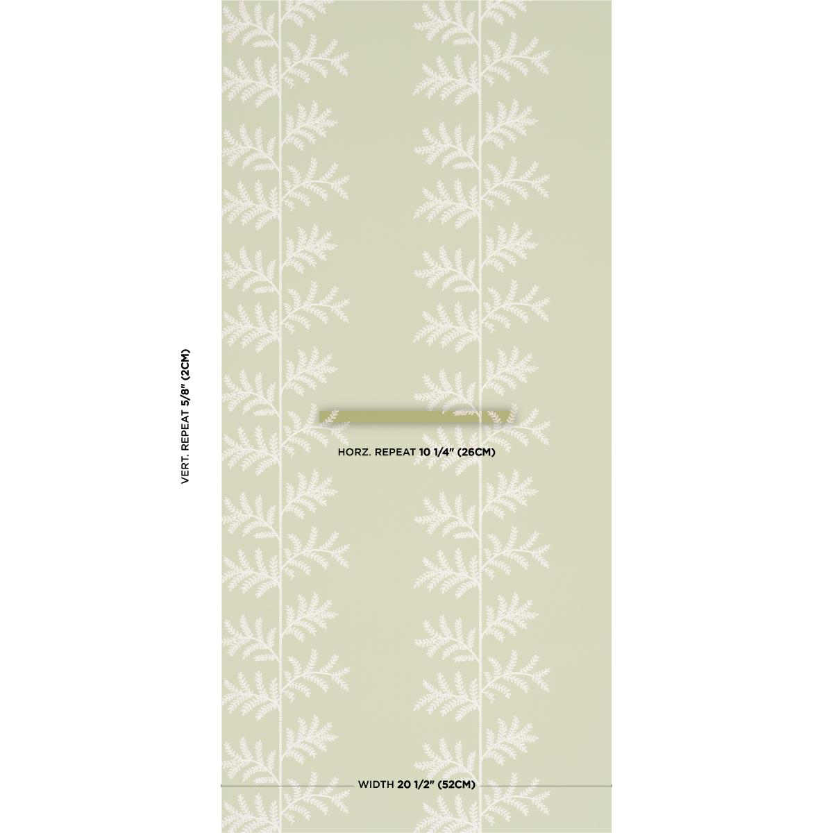 Schumacher Eloise Leaf Wallpaper