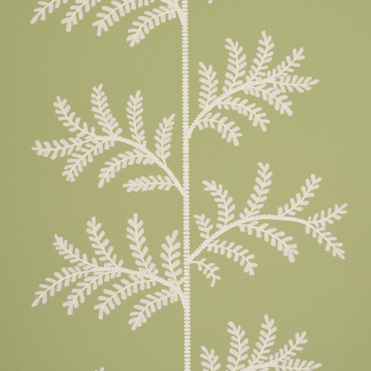 Schumacher Eloise Leaf Wallpaper