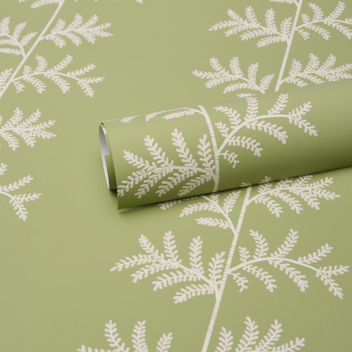 Schumacher Eloise Leaf Wallpaper